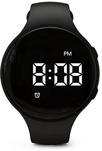 e-vibra Vibrating Alarm Watch Silent Medical Reminder Watch - with Timer and 15 Daily Alarms (Black)