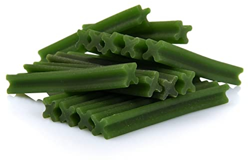 MERSJO Zahnpflege Hund Dental Sticks - Gesunde Snacks, Hunde Leckerlis Ohne Getreide, Zucker und Künstliche Farbstoffe, Unterstützt Zahnreinigung und Reduziert Mundgeruch S (bis 10kg) 56 Stück
