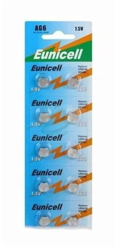 Lot de 10 Piles EUNICELL AG6 371A LR920 LR921 TR920 SR69 CX69 GP71 S21