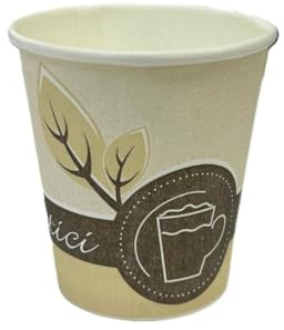 Generico 50/250/500/1000 bicchieri per caffè FREDDO da 100ml ecofriendly bicchierini di carta caffè da cartoncino USA e GETTA bicchieri caffè ecologici (500 PEZZI)