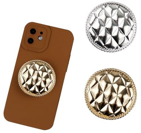 TOEECY 2 Pezzi Supporto ad Anello per Cellulare Cuore Supporto Impugnatura Telefoni Airbag Magnetico Cellular Grip Rotazione 360° Presa Sicura Base Magnetica per Smartphone e Tablet