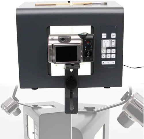 Mini fotostudio ljuslåda för kamerafotografering, 5500k dimbar smyckesfotograferingstält softbox, elektriskt fototältkit med 6 växlande ljuskällalägen (kamera ingår ej),M