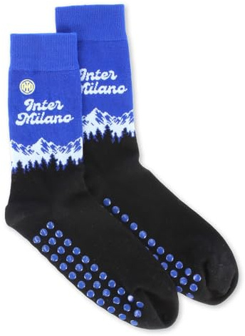 Inter - Calze antiscivolo di Natale, Bambino, Per Tutti i Tifosi Nerazzurri, Calze invernali