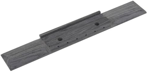 HEATSHAKING Holz Gitarren Ersatzteile Akustikgitarrenbrücke 41 Zoll mit 6 Löchern für Folk Gitarre zur Verbesserung des Klangs und Übertragung von Schwingungen