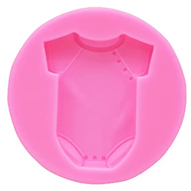 Comedero de ropa de bebé, molde de silicona para hornear, herramientas de decoración de pasteles, fondant, chocolate, galletas, moldes para decoraciones de repostería, formas de repostería, resina