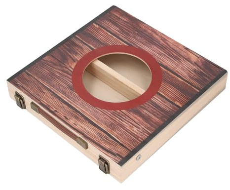 aqxreight Ensemble de Jeu Cornhole Jeu de Lancer de Sac de Haricots Interactif Portable pour Fête Camping Extérieur Arrière-Cour Cercle Rouge avec Ses Jambes Restent Ensemble de CornholeCornhole