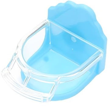 Msioytog de Jeu Compact pour perroquets doté d ' Un Bol d ' Alimentation Amovible adapté à la Coordination des Petits Oiseaux, Cage à cacatoès, boîte d ' Alimentation pour Accessoires