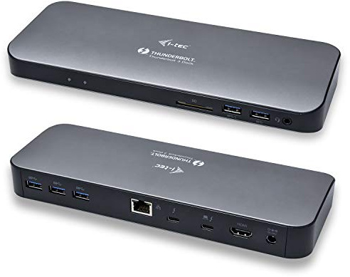 i-tec Thunderbolt 3 4K Docking Station 2x 4K/1x 5K 2x Thunderbolt 3 1x HDMI 1x GLAN 4x USB 3.0 1x USB 3.0 Carica Veloce 1x SD 1x Audio/Mic Power Delivery 65W incl. TB3 Cavo, ITA Spina di Alimentazione