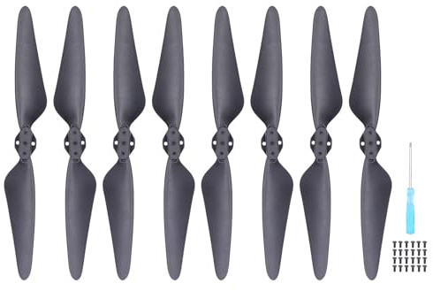 VGEBY Drohnenpropeller, Ersatzflügelblätter für Drohnen, Reparaturzubehör für Beast 3 SG906 MAX, Zubehör für Drohnenblätter(4 Paare) Zubehör