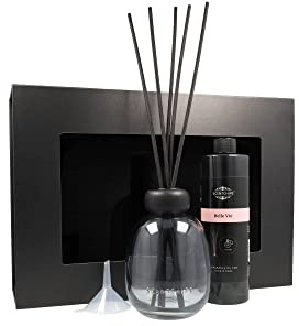 Scentchips® Duftstäbchen Raumduft Geschenkset – Reed Diffuser Belle Vie – Langanhaltender Raumduft für Badezimmer, Schlafzimmer & Büro – Duftstäbchen Set mit Stäbchen