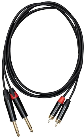 CASCHA Câble audio Advanced Line RCA (2 m) vers jack (2 m), 5 m