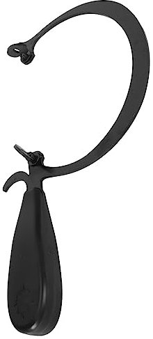 Marco de Sierra de Joyero, Marco de Sierra de Calar Curvado de Aleación con Mango de Goma Negro, Marco de Sierra de Joyero de Dureza para Carpintería, Artesanía, Joyería, Placas