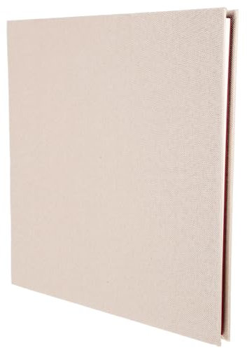 Cabilock Vintage Selbstklebend Für Hochzeiten Abschlussfeiern Familienfotos Scrapbooking-album Mit Leinenbezug Cremefarbenem Design