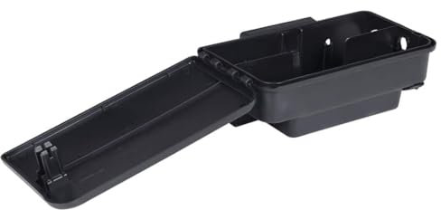 Brokky 4106485 Trappole per Topi 6 pz Nere 22x12,5x7,5 cm Trappole per Ratti e Topi Professionali e Efficaci – Scatola per Esche Topicida Anti-manomissione – Stazione di Esca Sicura per Bambini e Anim