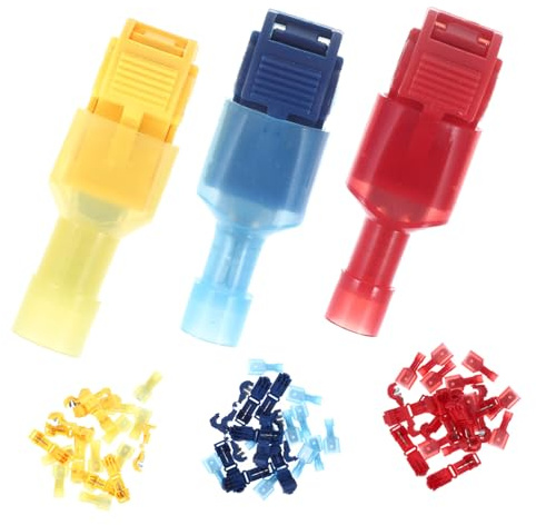 MAGICLULU 30sätze Drahtverbinder Sätzen Für Verdrahtung T-abzweigverbinder Kabelspleißverbinder Aus Kupfer Und Pvc Schnellanschluss-kabelverbinder Für Auto Und Industrie