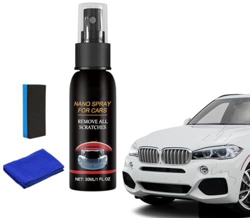 CUZKC Spray Per Riparazione Graffi Auto,Nano Ceramica Rivestimento Spray,Rivestimento Protettivo e Rimozione Graffi