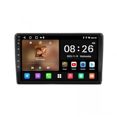 Gps-Navigator för Ford Transit 350 2020-2021 Bärbar Livenavigering, Biluppspelning, Spegellänk, Musik Och Videospelare Siri/Airplay/Aux/Fm/Radio Bärbar, 8 Kärna 8G＋256G