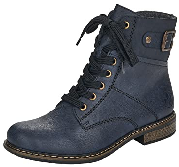 Rieker Herbst/Winter, Botines Femme, Bleu (Ozean/Pazifik 15), 41 EU
