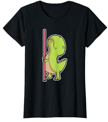 T-Rex Shirt Herren Poledance Shirt Damen Poledancerin T-Shirt