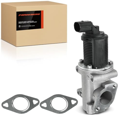 Frankberg Válvula EGR de recirculación de gases de escape 46785766 | Compatible con: Idea 350, Marea 185, Bravo I 182, Lybra 839, 156 Sportwagon 932, Doblo MPV 119 223, Brava 182
