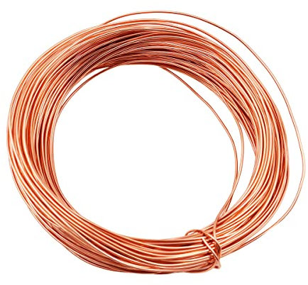 ANCLLO 4pcs X 10M Bonsai Care Tool Tree Training Wire 1.0mm Plant Craft Wire Filo di Alluminio Tessitura Artigianale, per Contenere Rami di Bonsai (Ogni Rotolo 10M, Oro Rosa)