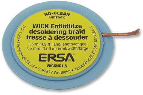 Treccia DESOLDERANTE 1.5M, PK10, Dissaldante Treccia, Qty.10 | 0WICKNC1.5/10