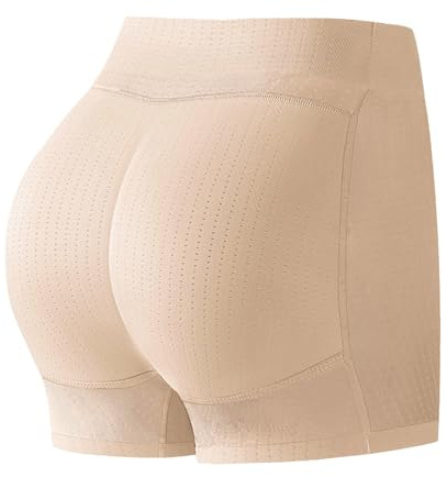 Shapewear Für Damen Po Push Up Unterhose - Hüftpolster Miederhose Unterwäsche Hohe Taille Fake Ass Miederpants Shaper Hüfte Boxer Briefs Panty Control Höschen Atmungsaktiv Weich Figurformende Abnehmen