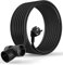 MutecPower 10 Metros Cable Alargador de Corriente Electrico con 3 enchufes Schuko con protección de Contacto en ángulo de 90° - 250V 50Hz 16A - alargador eléctrico para interiors IP20-10m Negro