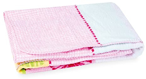 Julius Zöllner Schmusedecke-Baumwolldecke Jacquard | Gr. 75x100 cm | Made in Germany | 100% Baumwolle | Oeko-TEX® Standard 100 | Eulenfamilie