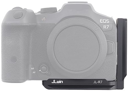 FOTGA L Bracket for Canon EOS R7, Arca-Swiss Tripod, DJI RS2/RSC2/RS3/RS3 PRO/RS3 Mini Stabilizer, Black