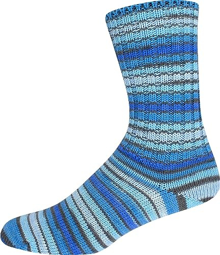 ONline Supersocke Sort. 352 Merino Extrafein Color 100g 2939 - blau