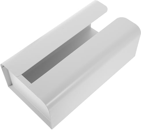 Cabilock Serviettenhalter Weiß Wandmontage Serviettenspender Aus Robustem Material Für Badezimmer Küche Gästezimmerbedarf Einfache Aufbewahrung Von Papiertüchern