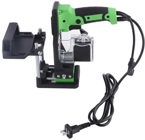 XHTLLO Mortising Jig, Woodworking Slotting Locator, Aluminum Alloy Accurate Positioning Wood Trimmer Bracket Hand Tool with Scales and Adjustable Limit Screws