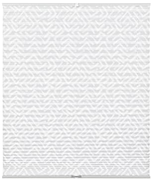 GARDINIA Estor Plisado Concept para Enganchar, Persiana Plegable Opaca, Translúcida, Todas Las Piezas de Montaje Incluidas, Altura Regulable, Lissy, Blanca, 90 x 130 cm (Ancho x Alto)
