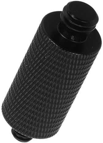 KOMBIUDA Tripod Mic Stand Adapter 1/4 Male to 3/8 Male Screw Camera Thread Adapter for Microphone Stand and Flash Light Mount, Compatible Camera Cage and Shoulder Mount for Live Streaming