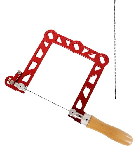 Scie à chantourner manuelle professionnelle haute performance pour le travail du bois, outil de coupe multidirectionnelle, scie à chantourner pour bois, plastique, caoutchouc, métal souple
