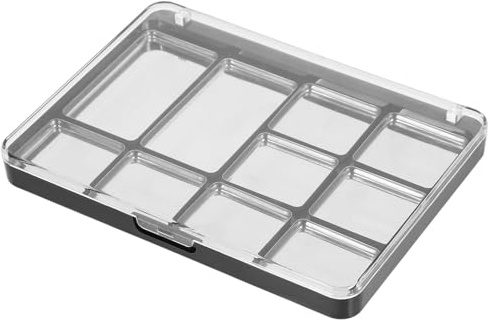 Hohopeti Palette de Fards à Paupières Vide Plateau de Rangement As pour Maquillage DIY avec Godets Magnétiques 1 Set Pratique pour Voyage pour Femmes
