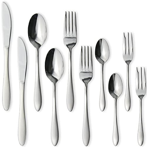 Nagao Tsubamesanjo 10 Piece Dinner Cutlery Set, 18-0 Stainless Steel, Made in Japan