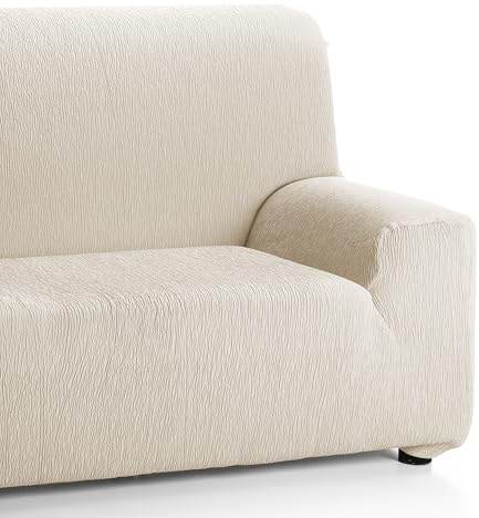 Martina Home Funda de sofá elástica Modelo Emilia - Color Marfil - 4 Plazas (220 a 260 cm)