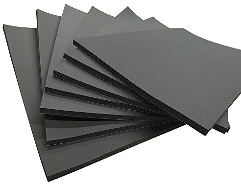 Panana Car Van Sound Proofing Deadening Vehicle Insulation Closed Cell Foam Sheets with Adhesive Backing 50x30cm,12 Sheets