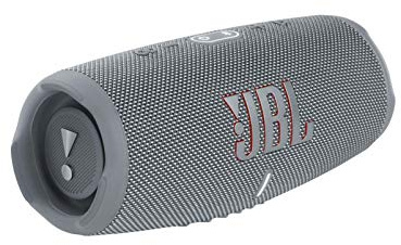 JBL CHARGE5 - Altavoz Bluetooth, configuración de altavoz de 2 vías, carga USB C, IP67 a prueba de polvo, impermeable, radiador pasivo incluido, portátil, modelo 2021, gris JBLCHARGE5GRY