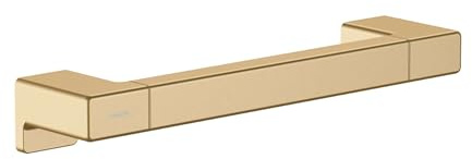 hansgrohe AddStoris - Haltegriff Dusche, Haltestange Bad, für Wandmontage, verdeckte Befestigung, Badezimmer Zubehör, Brushed Bronze, 41744140