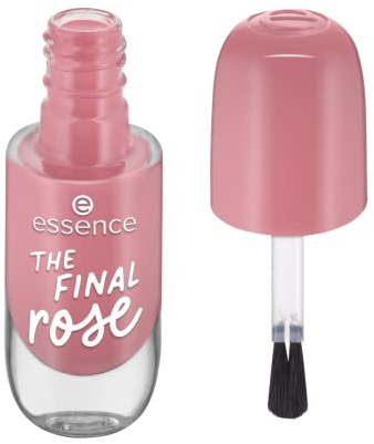 essence gel nail colour, Nagellack, Nr. 08, Nude, langanhaltend, Expressergebnis, schnelltrocknend, glänzend, farbintensiv, acetonfrei, vegan, ohne Mikroplastikpartikel, ohne Parfüm, 1er Pack (8ml)