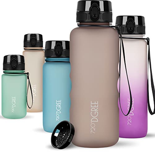 720°DGREE Trinkflasche „uberBottle“ Sieb – 6 Größen, über 40 Farben wählbar