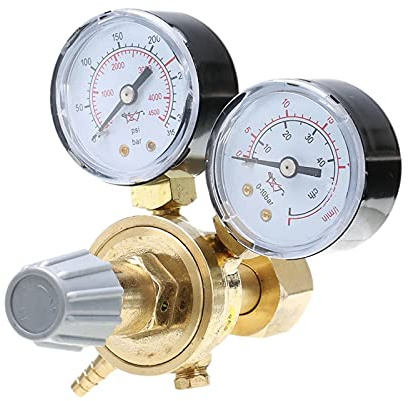 Druckminderer Druckregler CO2 Argon Schutzgas mit Manometer für MIG MAG WIG Schweißgerät CO2 Schutzgas