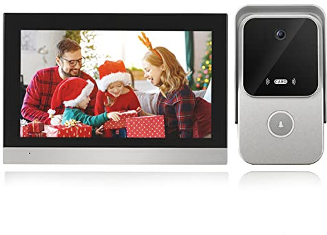 TUYA Wifi Digital Door Viewer Schermo LCD Da 7 Pollici, Cloud Storage Smart Videocamera Spioncino Per Campanello - Batteria Al Litio Integrata, Visione Notturna, Rilevamento Del Movimento