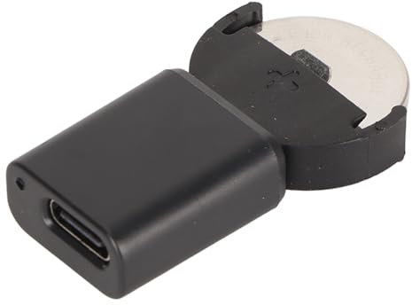 Lithium Ionen Akku Ladegerät für Knopfzellen Akkus, Lithium Knopfzellen Akku Ladegerät, für LIR1632 LIR2025 LIR2016 LIR2032H (Wird mit Einer 45-mAh-LIR2032-Batterie geliefert)