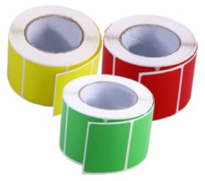 STOBOK 3 Rolle Kein Verblassen Thermisches Etikettenpapier Etiketten für Thermodrucker -Versandetiketten Thermoetiketten Thermotransfer-Etiketten hitzeempfindlich Thermopapier