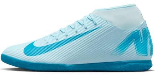 Nike Herren Superfly 10 Club IC Sneaker, Glacier Blue/Black, 43 EU