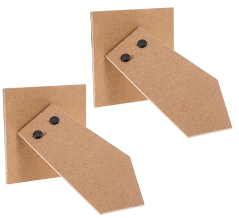 2Pcs Cardboard Easel Back for Picture Frame Self-Adhesive Backing Board for Photo Tabletop Photo Easel Foldable Picture Frame Stand for Canvas Paintings and Diy